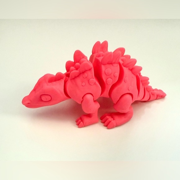 3D Printed Articulated Pink Dinosaur Toy – Flexible & Fun - Picture 10 of 14